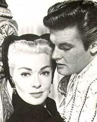 Roger Moore and Lana Turner